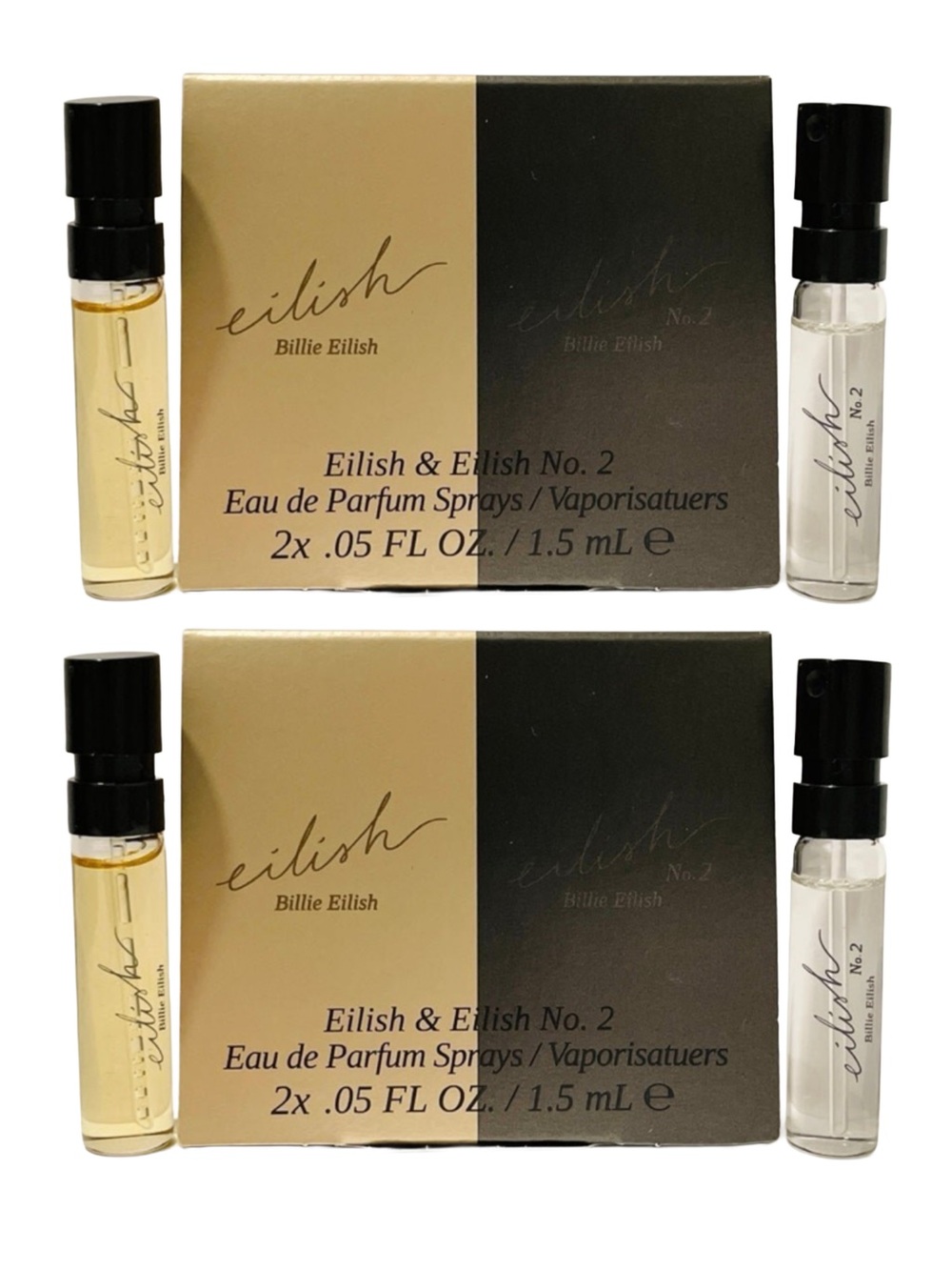 Billie Eilish & Eilish No.2 EDP 2PK NEW Testers